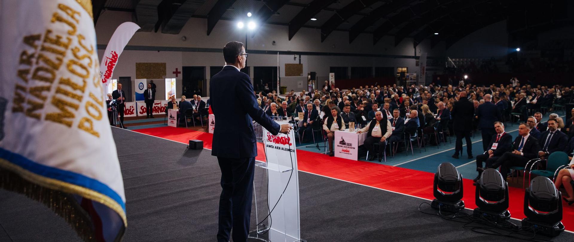 Udział premiera Mateusza Morawieckiego w XXXI Krajowym Zjeździe Delegatów NSZZ ,,Solidarność”.