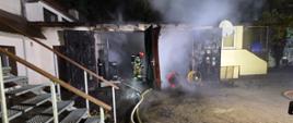 Pożar kotłownia 3