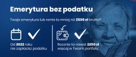 Emerytura bez podatku - od 2022 r.
