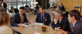 Spotkanie ministra Adamczyka z europosłem Andorem Deli
