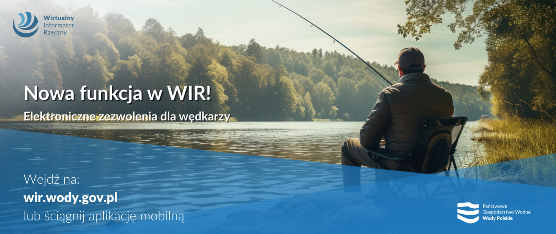 Nowa funkcja w WIR. Elektroniczne zezwolenia dla wędkarzy
