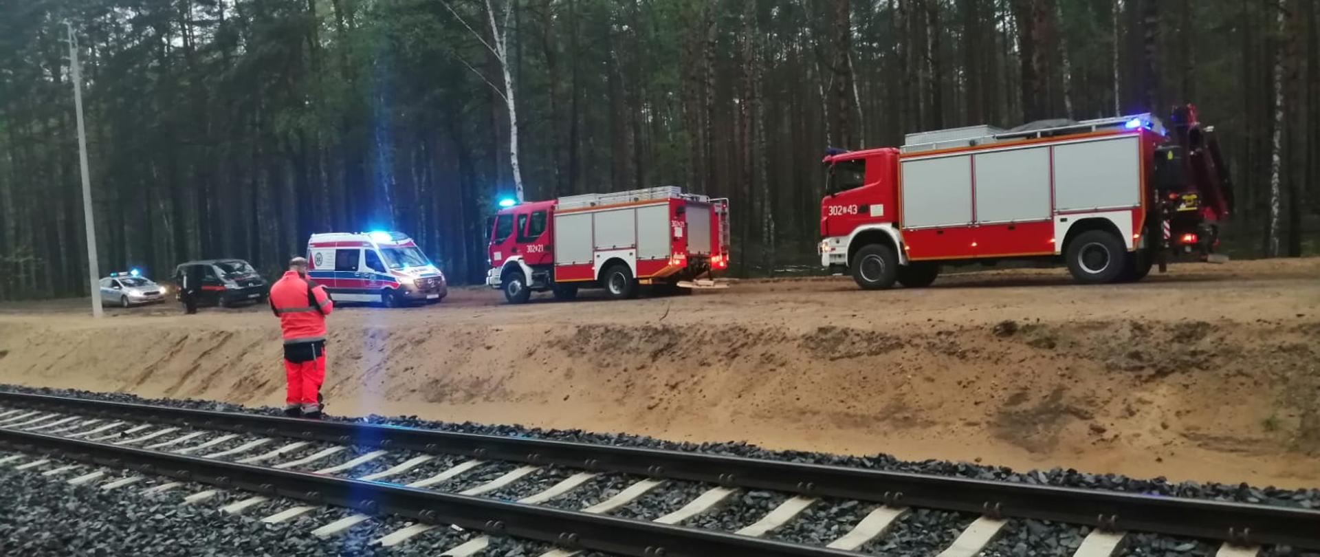Potrącenie przez pociąg 