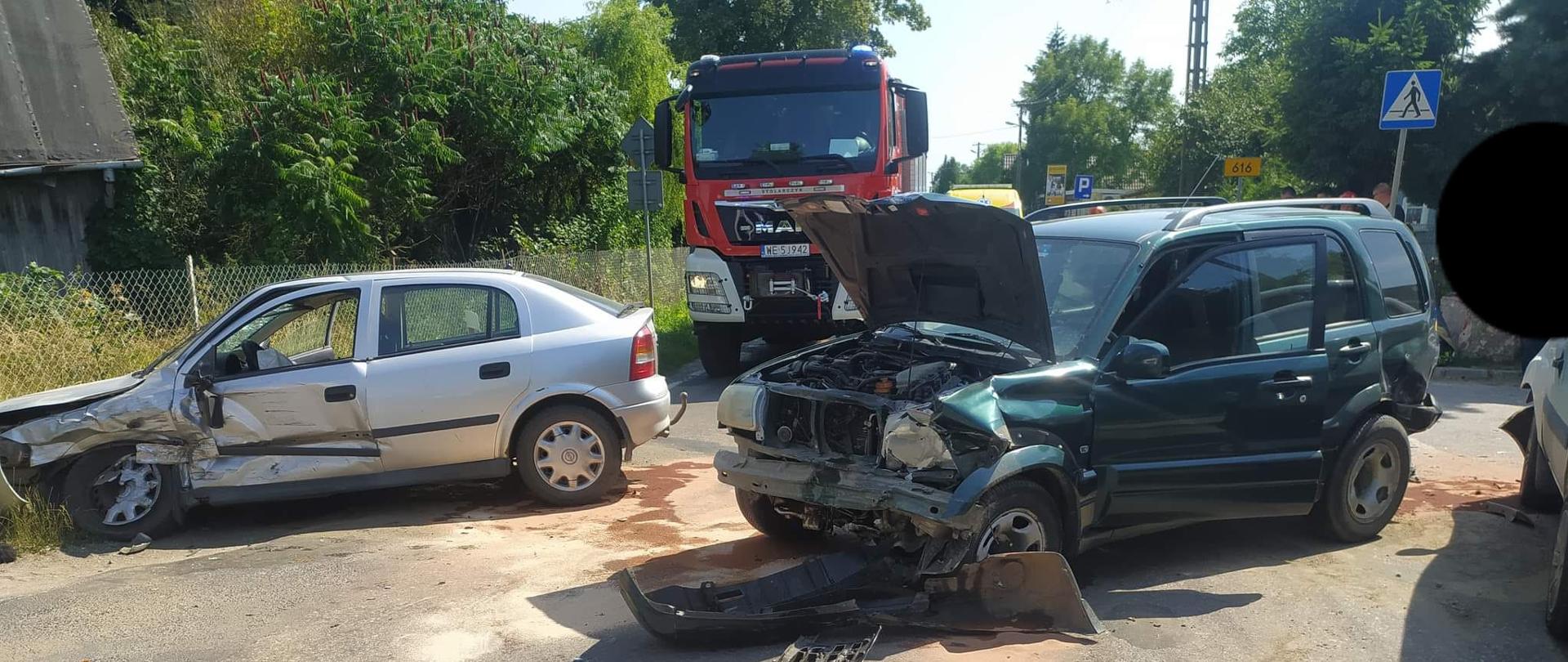 Zdarzenie drogowe na drodze wojewódzkiej nr 616