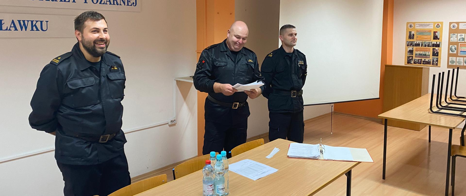 Zakończenie szkolenia kierujących działaniem ratowniczym dla członków OSP