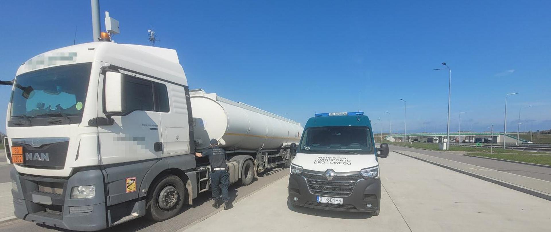 Pojazd poddany kontroli