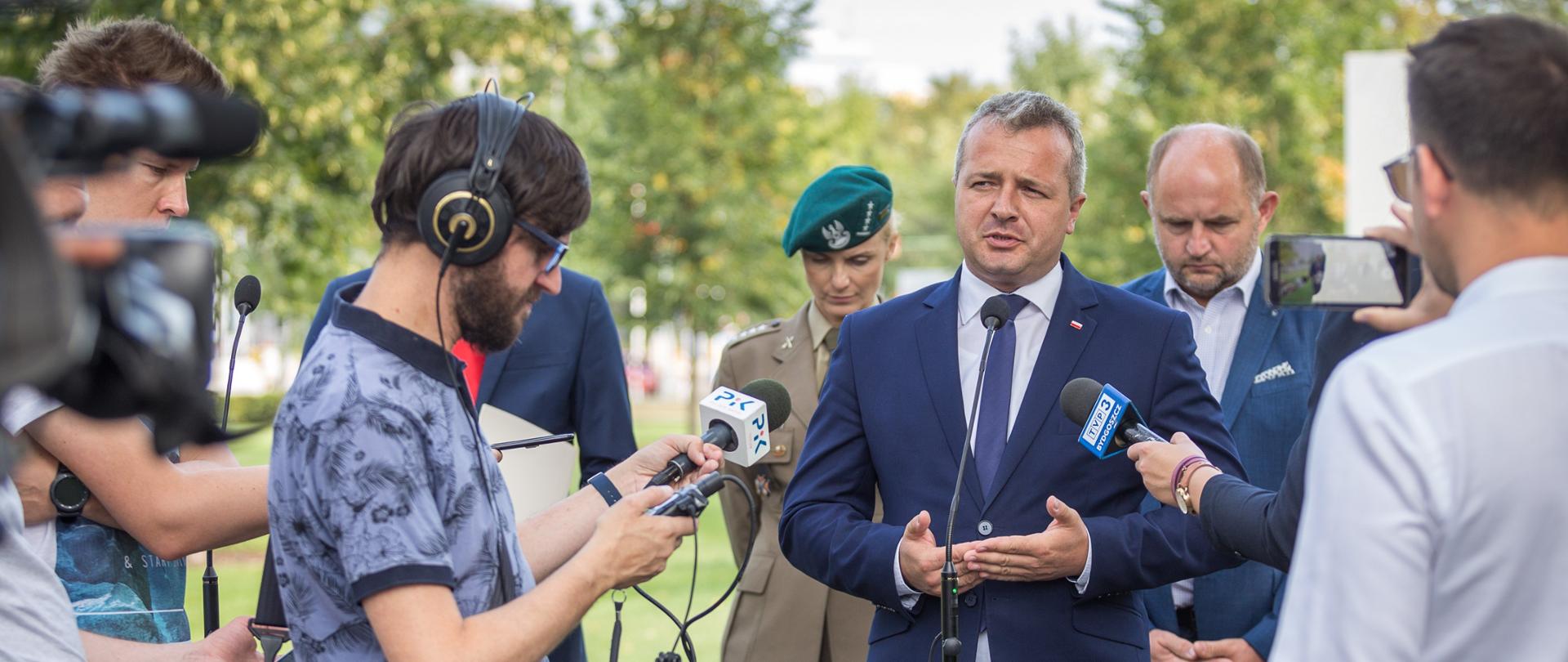 Wojewoda Konferencja prasowa