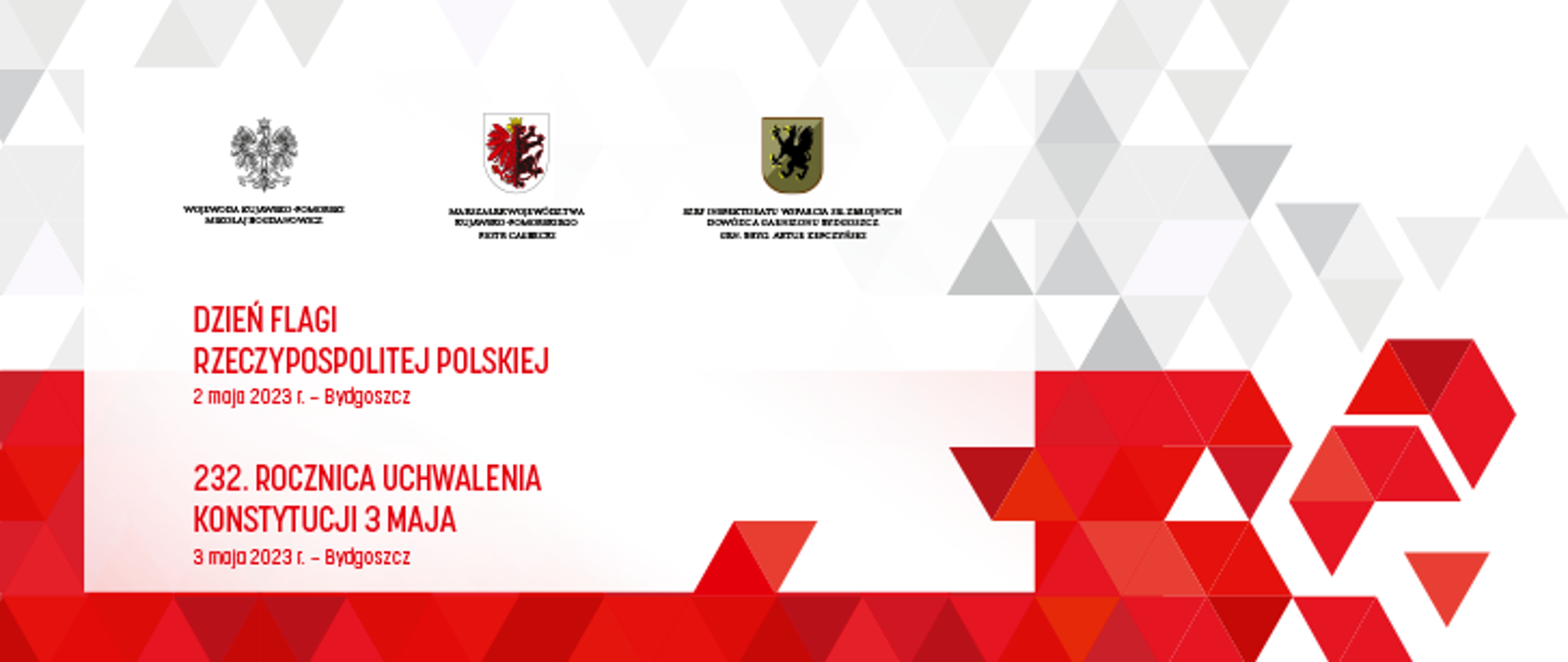 Biało-czerwona grafika