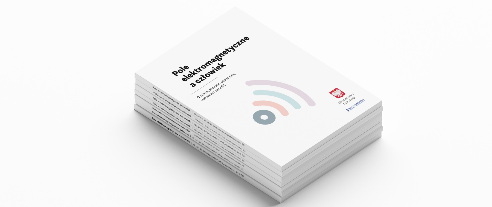 Na grafice widoczna jest ikona zasięgu WiFi oraz logo Instytutu Łączności i Ministerstwa Cyfryzacji. 