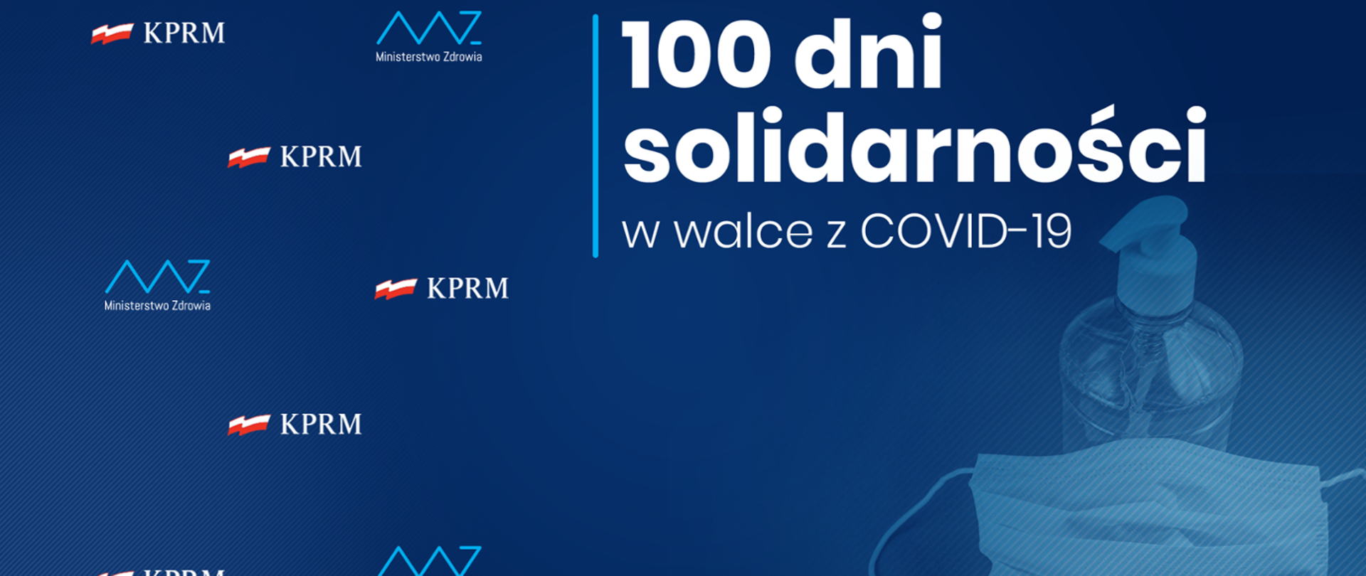 grafika 100 dni solidarności w walce z COVID-19