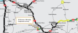 Droga ekspresowa S5 Ornowo-Wirwajdy - mapa