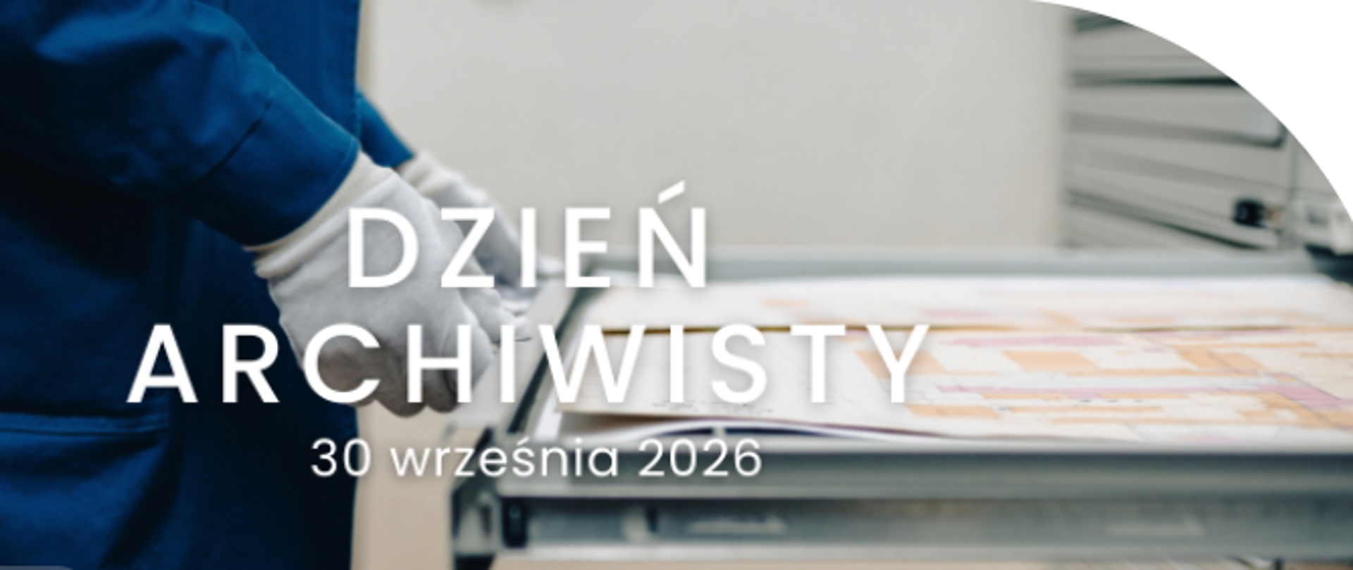 Grafika z napisem Dzień Archiwisty 30 września 2026
