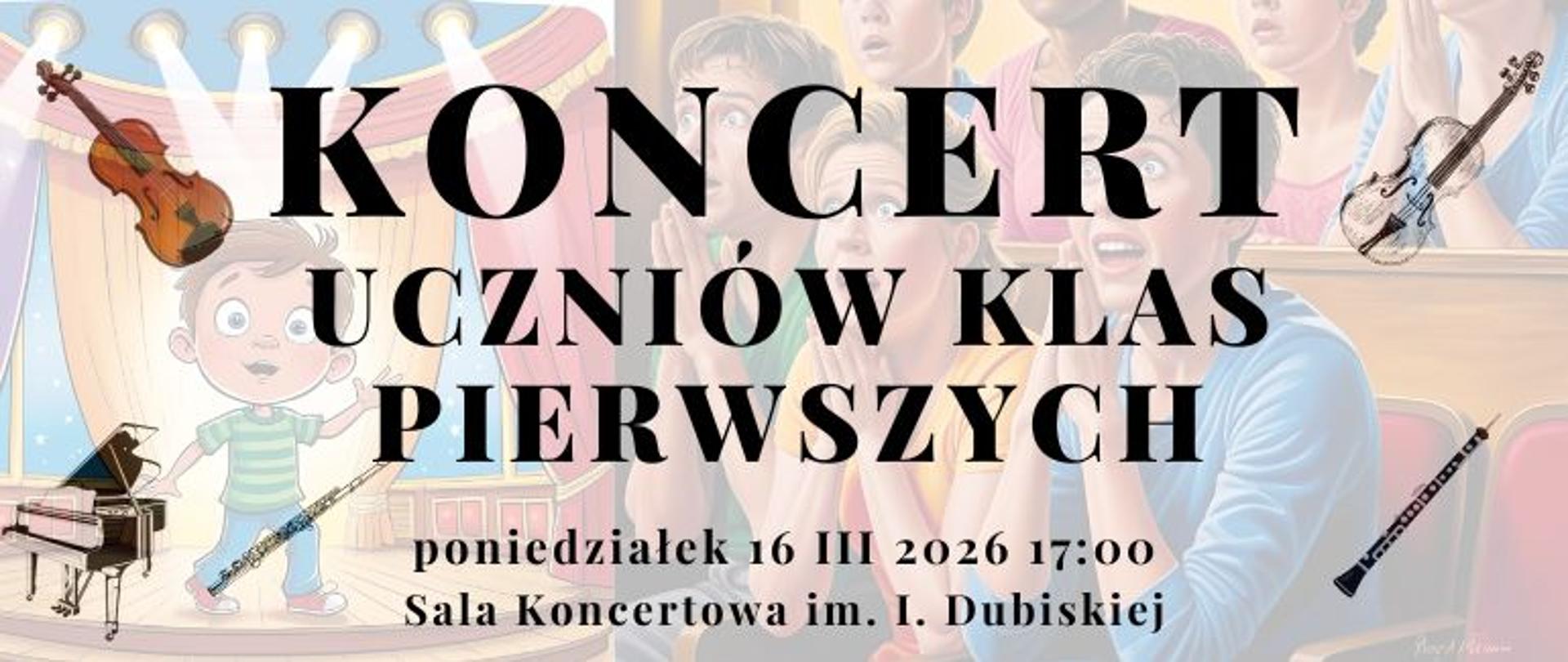 koncert uczniów klas pierwszych I