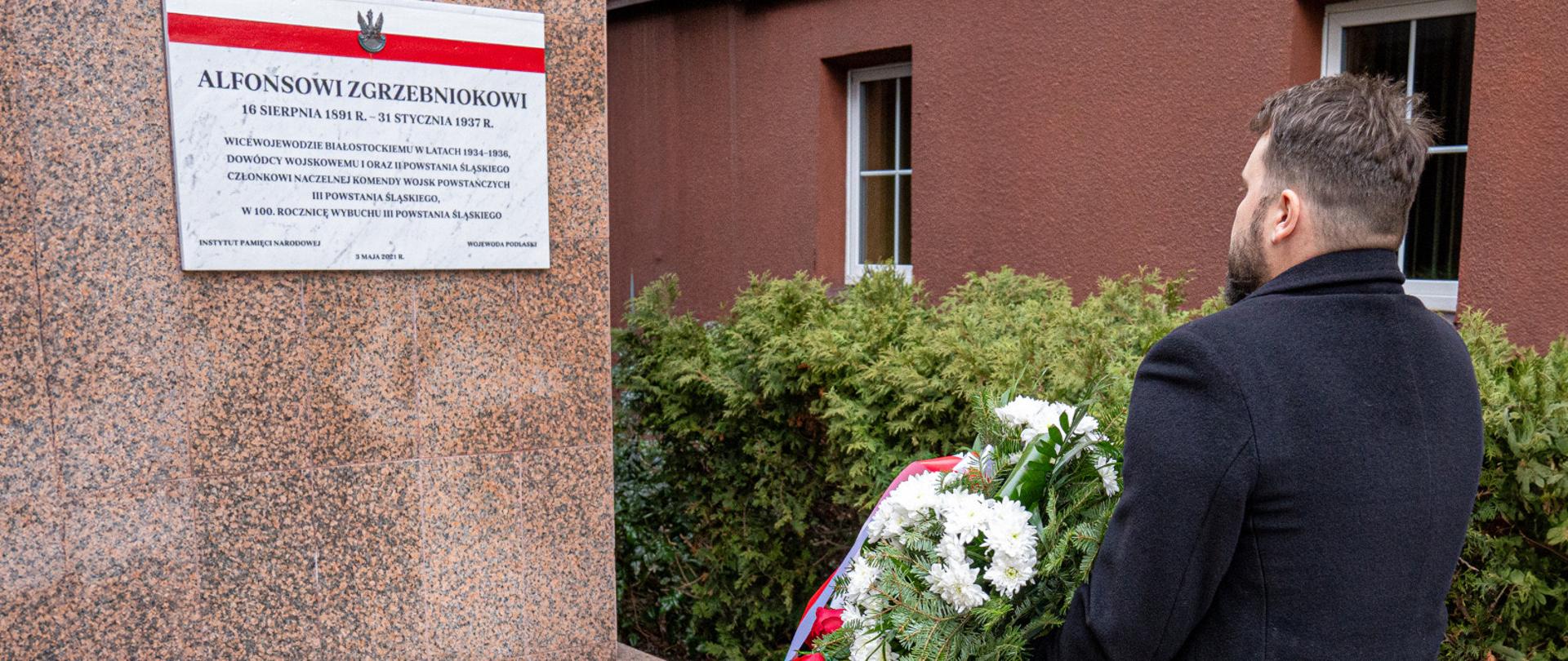 Upamiętnienie rocznicy śmierci Alfonsa Zgrzebnioka