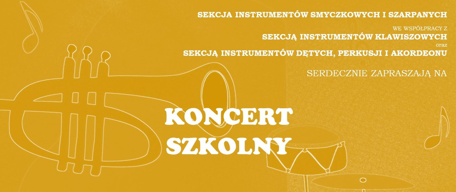 Zapowiedź koncertu szkolnego 09.11.2023