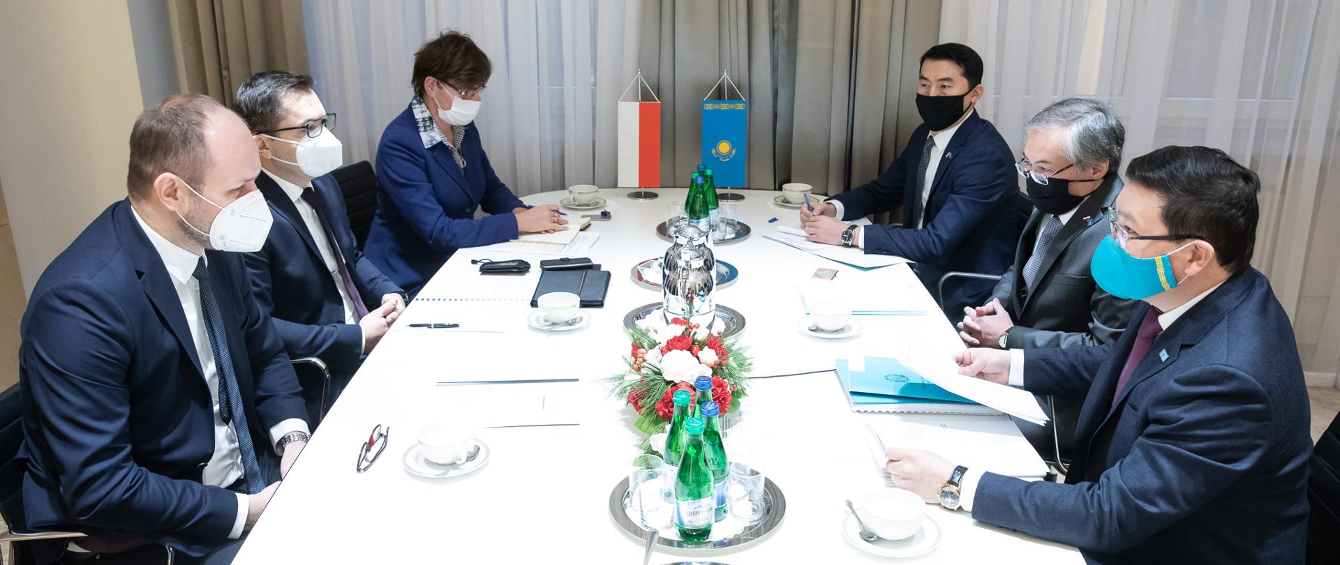 2020.12.08 Warszawa . Minister Marcin Przydacz . Konsultacje Kazachstan .Fot. Tymon Markowski / MSZ