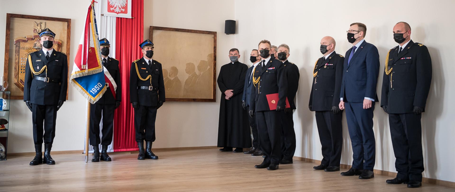 Przemówienie powitalne komendanta powiatowego