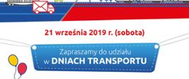 Dni Transportu - Kraków 2019 - plakat wydarzenia