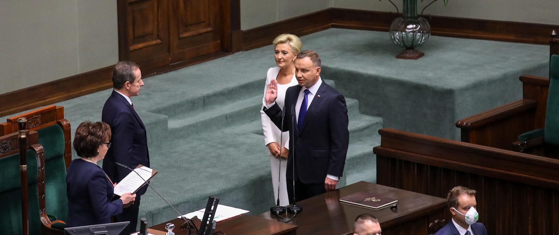 Zaprzysiężenie Prezydenta RP przed Zgromadzeniem Narodowym. Fot. Jakub Szymczuk/KPRP.