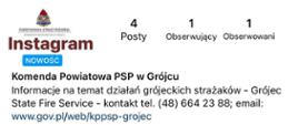 KP PSP na portalach społecznościowych