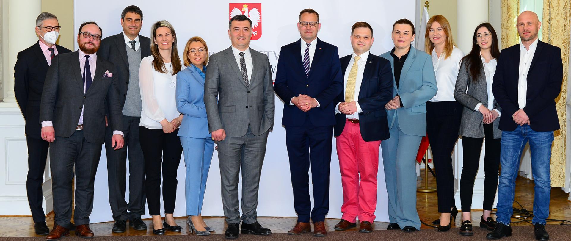 Spotkanie wiceministra sprawiedliwości Marcina Romanowskiego z przedstawicielami Rady Europy 