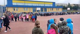 Próbne ewakuacje w placówkach oświatowych powiatu sokólskiego