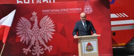 Przemówienie ministra w kancelarii prezesa rady ministrów