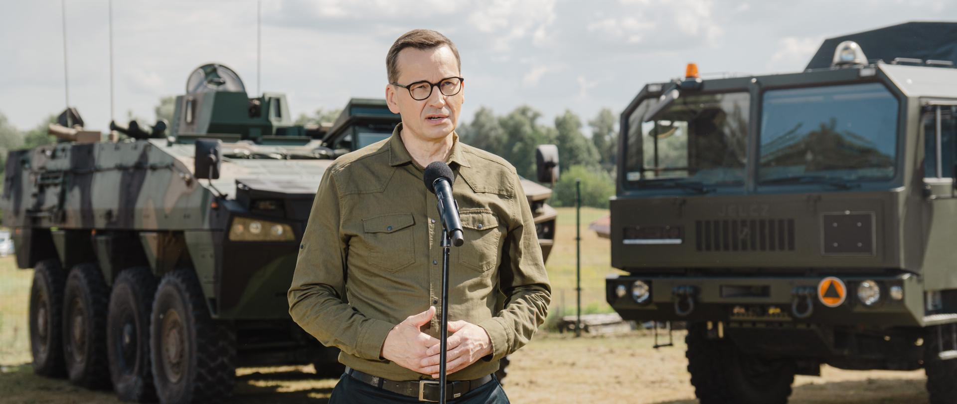 Premier w powiecie siemiatyckim mówił o bezpieczeństwie Polaków