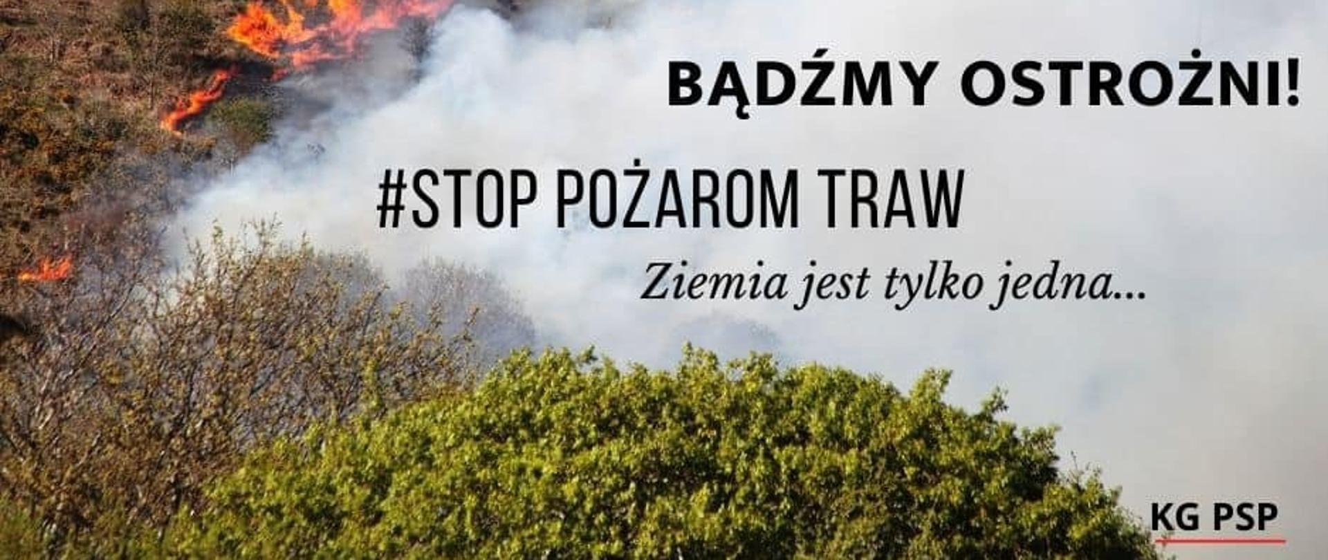 Stop pożarom traw- kampania społeczna
