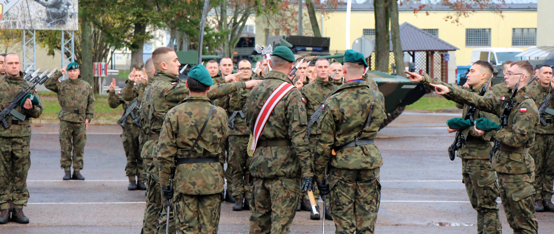 Przysięga żołnierzy dobrowolnej zasadniczej służby wojskowej