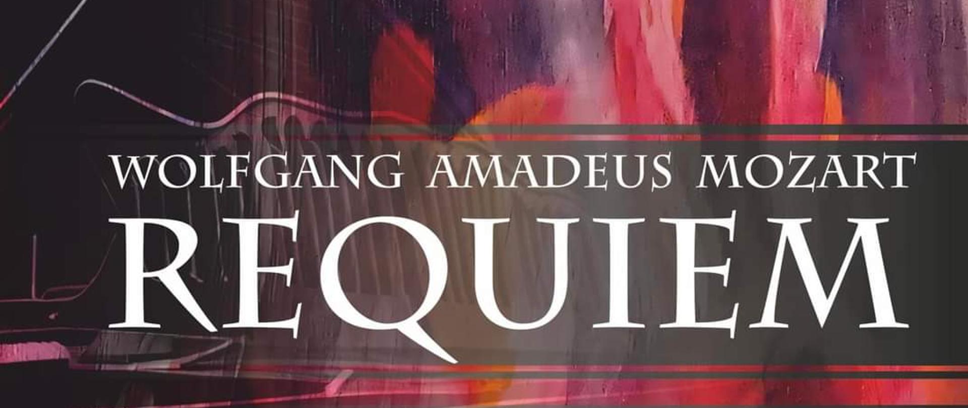 Plakat przedstawiający zaproszenie na koncert. W dole rozmyty fortepian z zaznaczoną klawiaturą. Duże litery w białym kolorze przedstawiające wykonawców. Grafika utrzymana w kolorach czarnym, białym, brązowym, liliowym