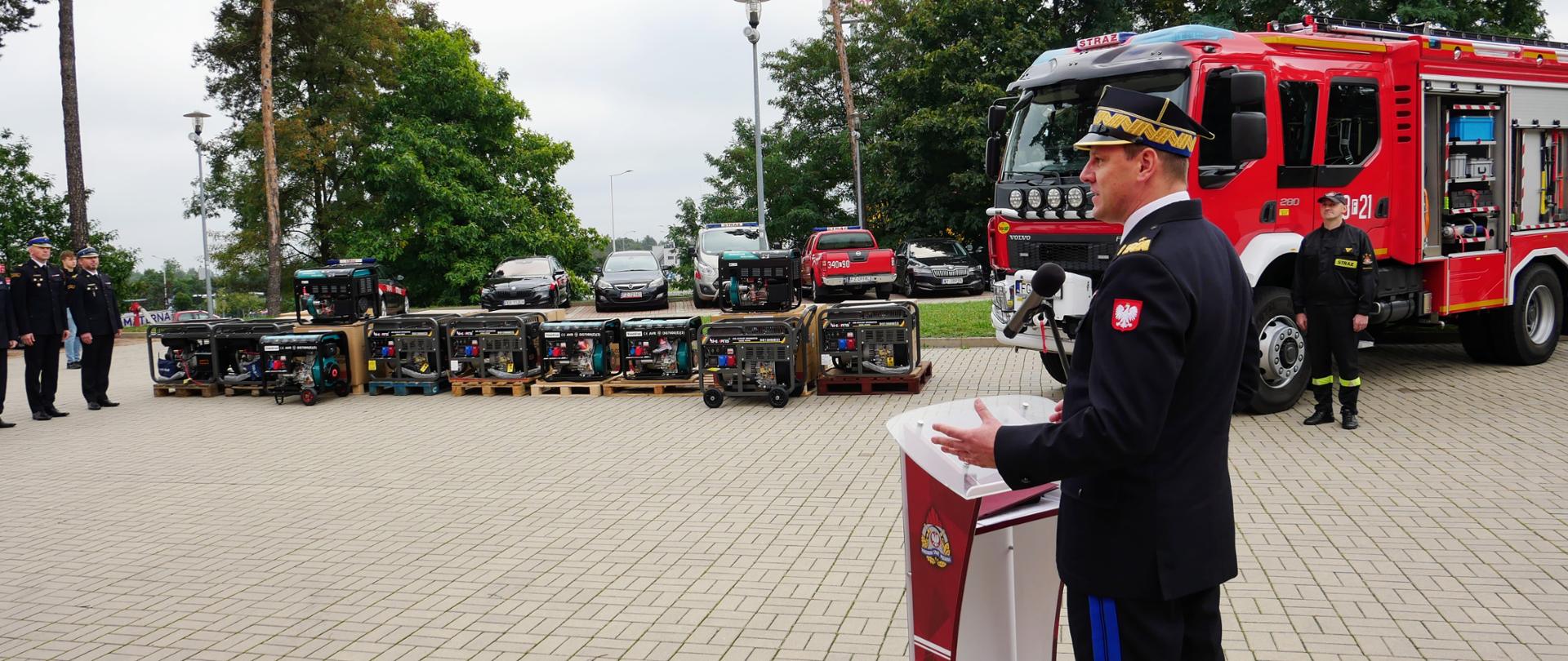Nowe GBA dla Komendy Miejskiej w Zielonej Górze oraz 22 agregatów prądotwórczych dla lubuskich strażaków