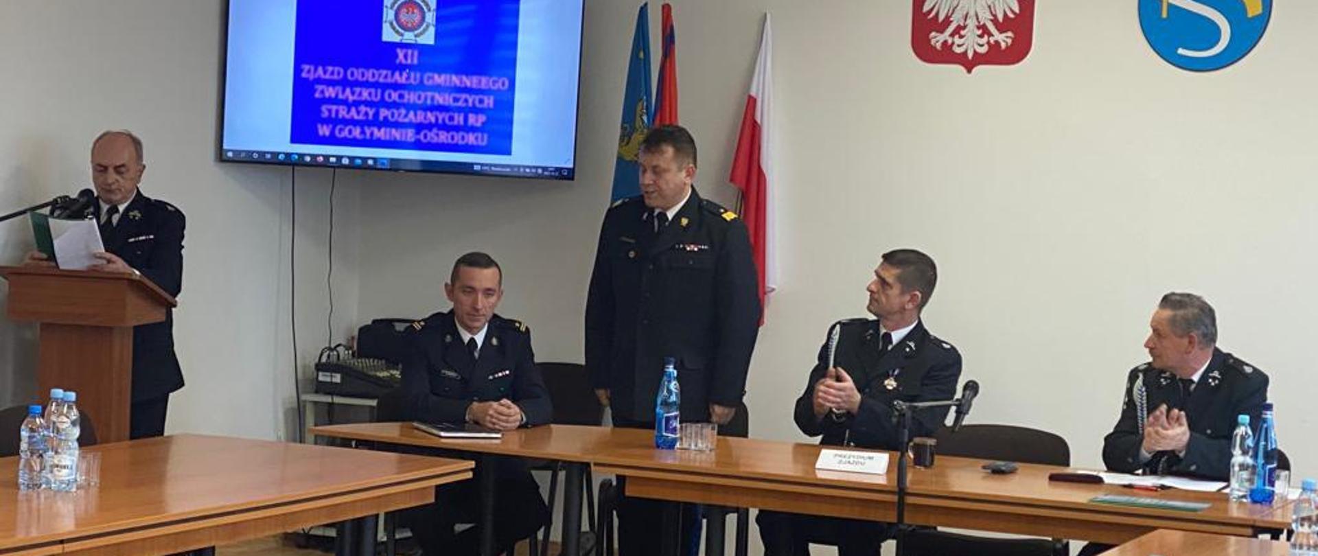 Zjazd Oddziału Gminnego Związku Ochotniczych Straży Pożarnych w Gołyminie-Ośrodku