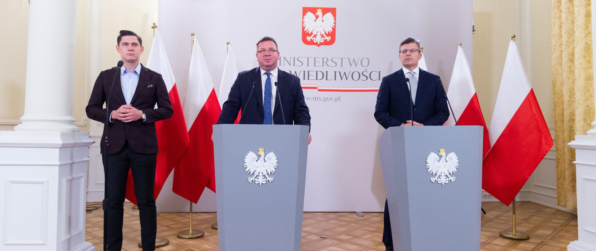 Konferencja w Ministerstwie Sprawiedliwości, 3 sierpnia 2022 r. 