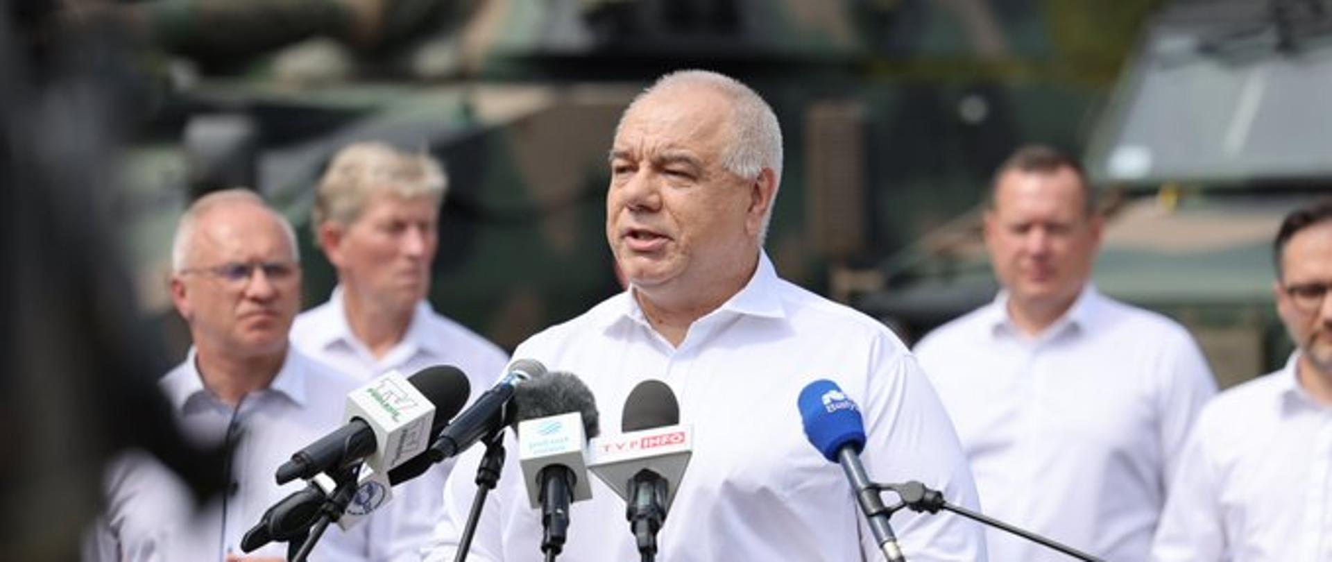 Minister Jacek Sasin w Hajnówce