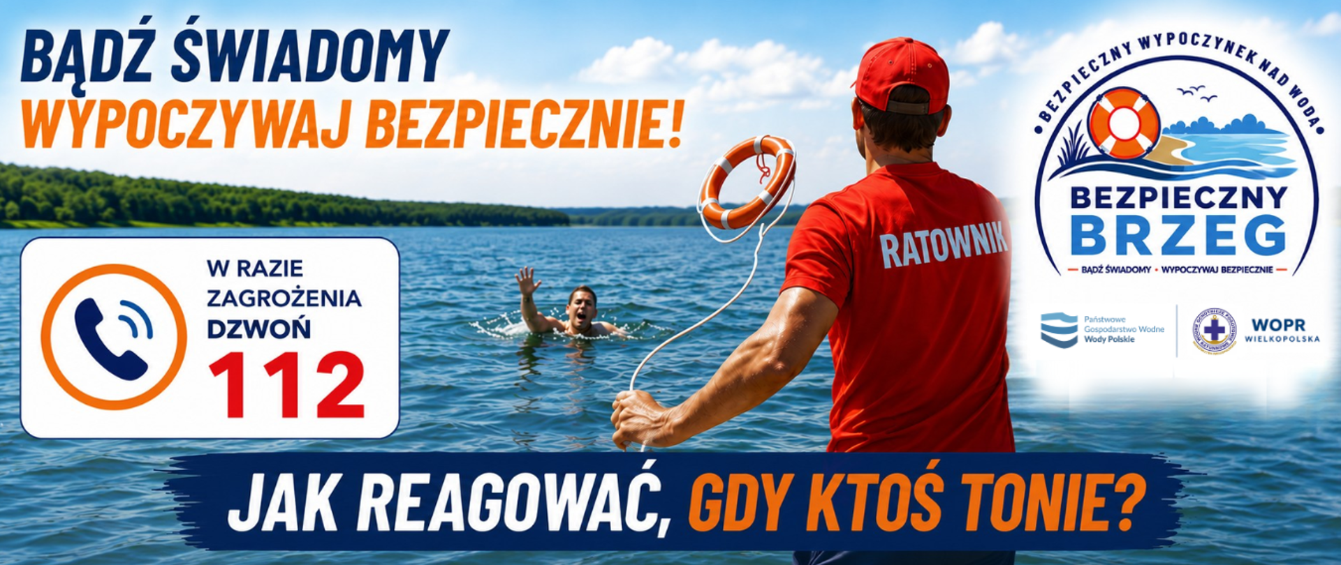 Baner Jak reagować gdy ktoś tonie