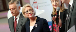 Marzena Machałek w towarzystwie uczestników Kongresu