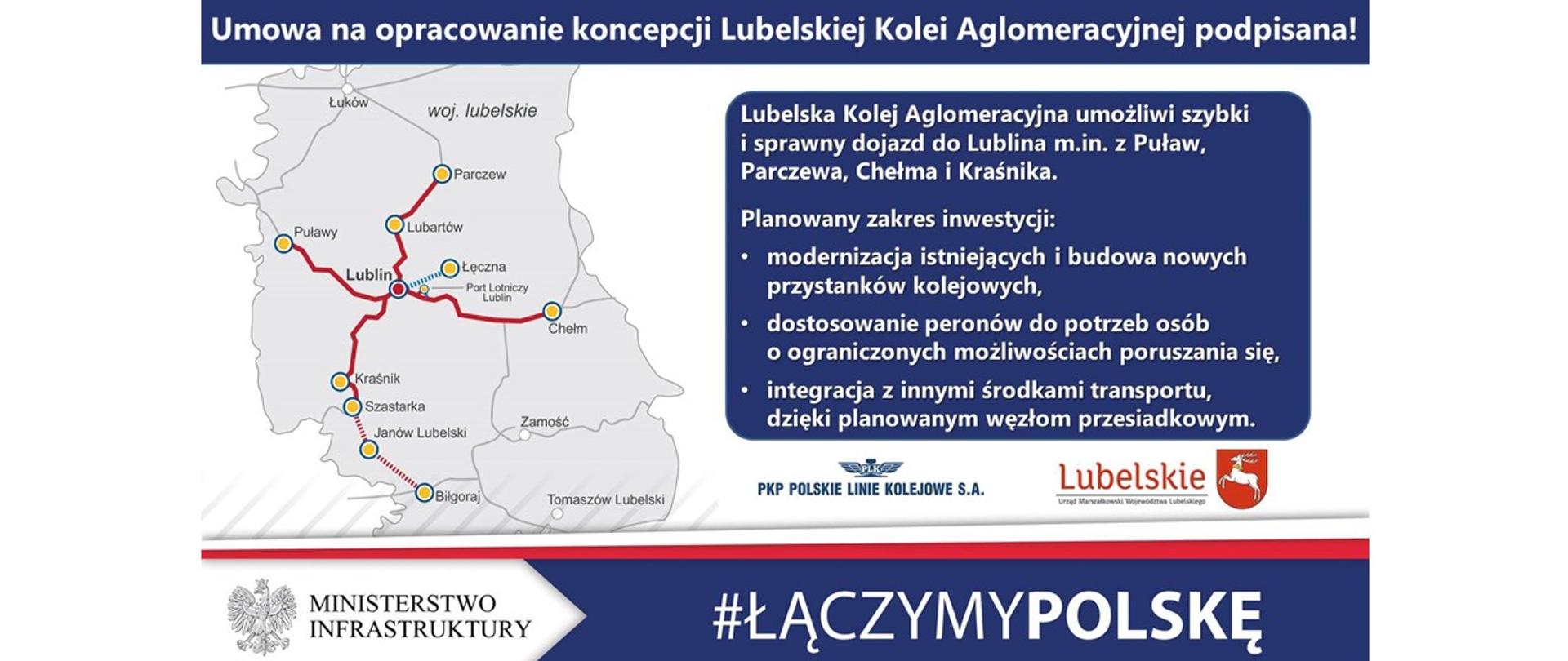 Będzie opracowana koncepcja Lubelskiej Kolei Aglomeracyjnej