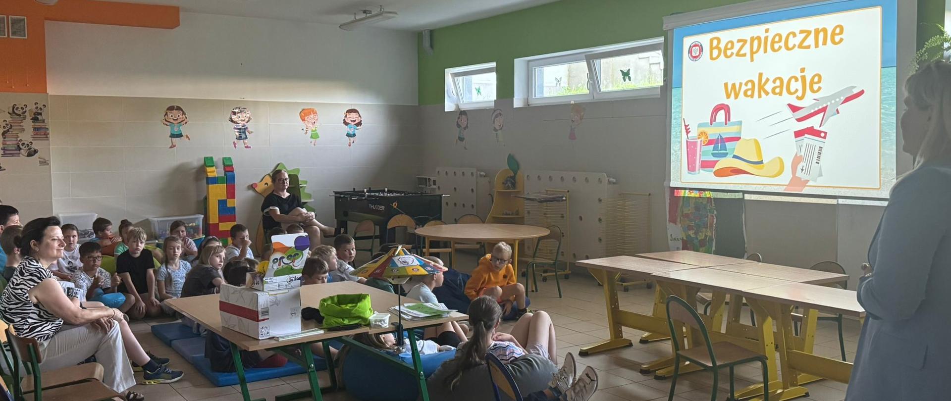 Warsztaty profilaktyczne dla uczniów w Szkole Podstawowej im. Jana Pawła II w Zendku