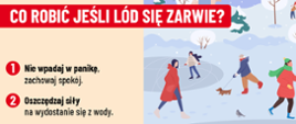 Ilustracja - zabawa na lodzie zawsze niesie ze sobą niebezpieczeństwo