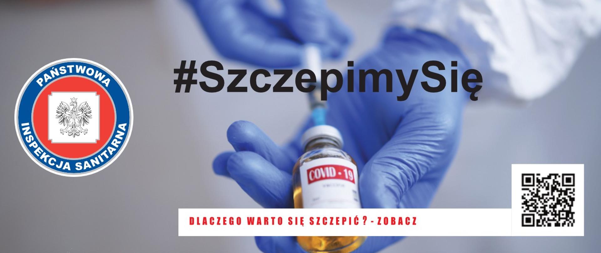 Szczepimy się - Plakat PSSE Siedlce