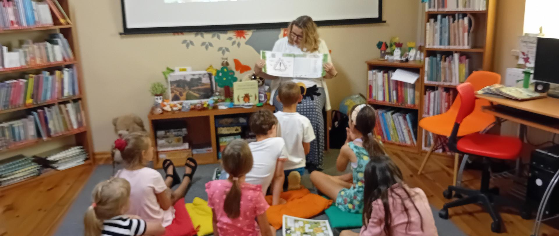 Zajęcia edukacyjne dla dzieci w Miejskiej Bibliotece Publicznej- Filii nr 3 w Piekarach Śląskich