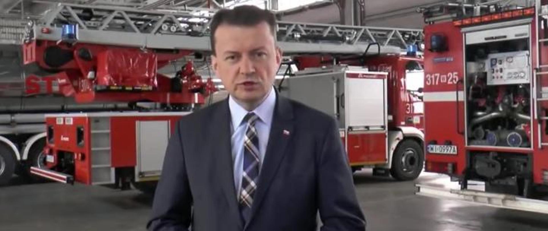 Międzynarodowy Dzień Strażaka - życzenia ministra Mariusza Błaszczaka