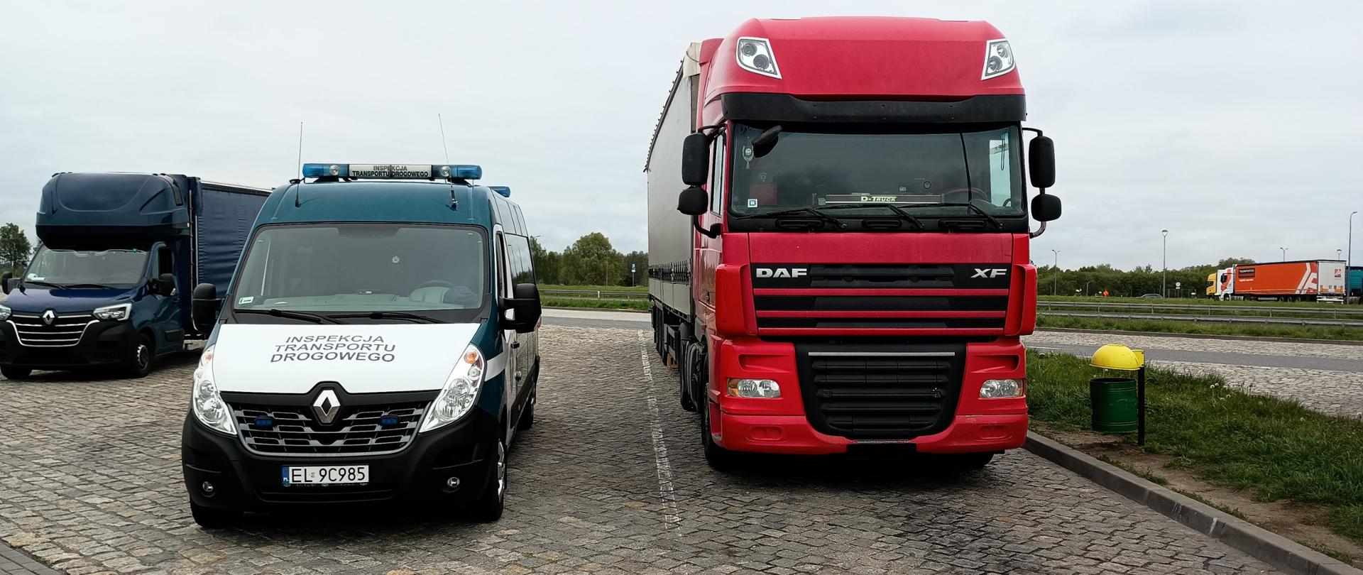 Kontrola przewoźnika z Łotwy