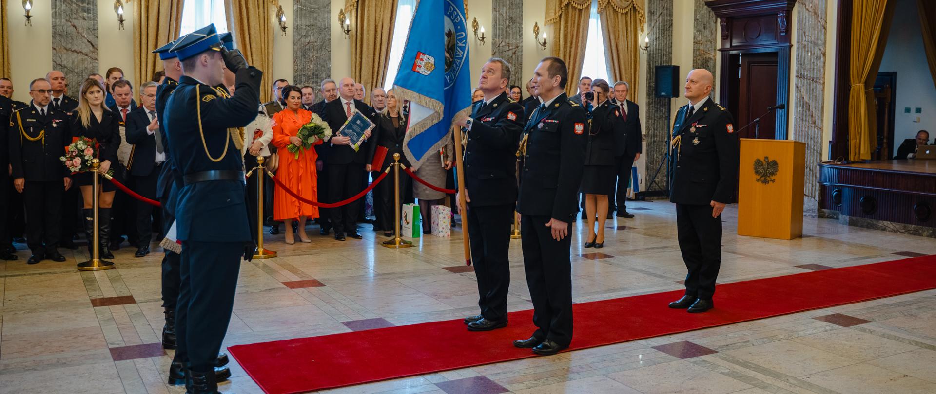 Uroczystość zdania obowiązków oraz powołanie Komendanta Miejskiego we Włocławku