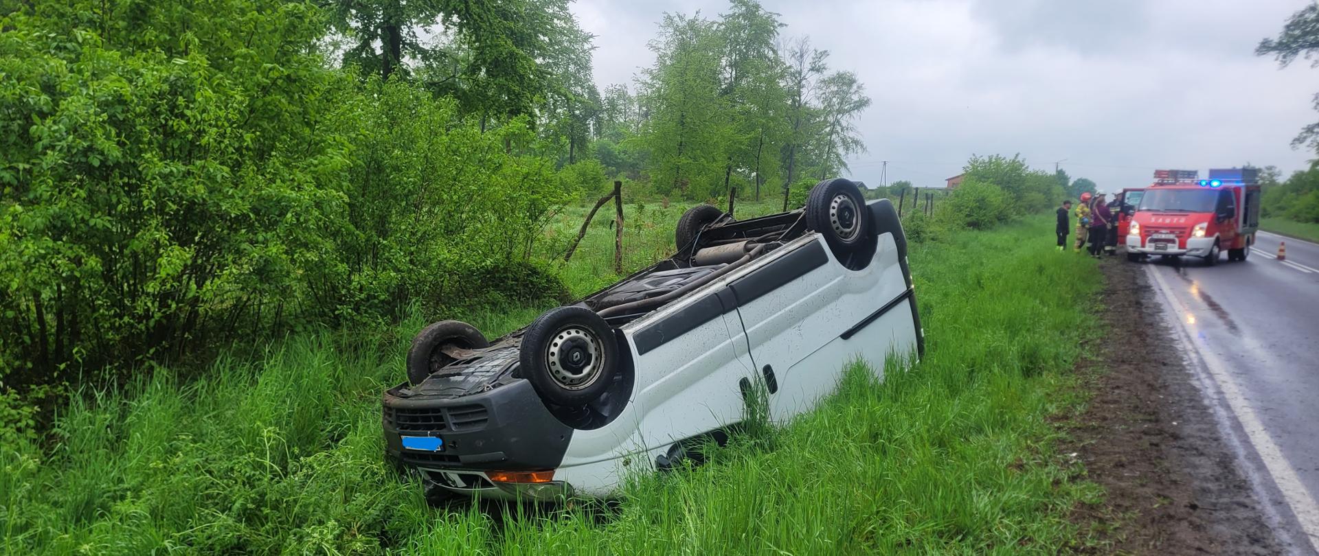 Wypadek drogowy w Szczytnikach