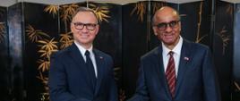 Prezydent Andrzej Duda z Prezydentem Singapuru Tharmanen Shanmugaratnamem
