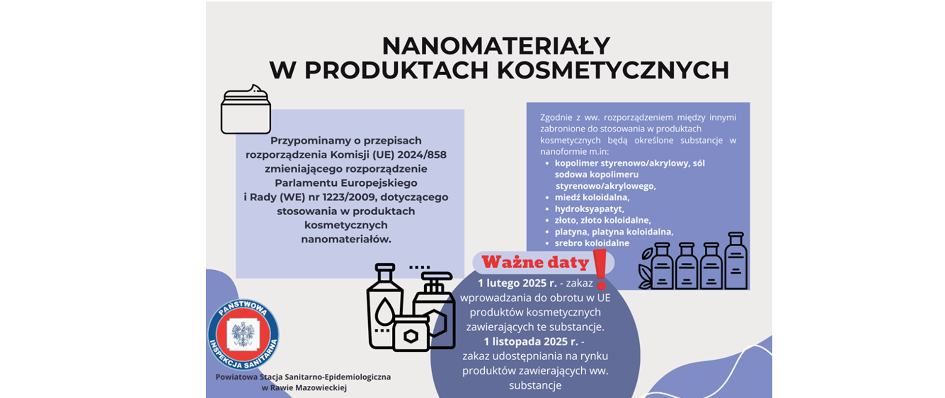 Nanomateriały w produktach kosmetycznych