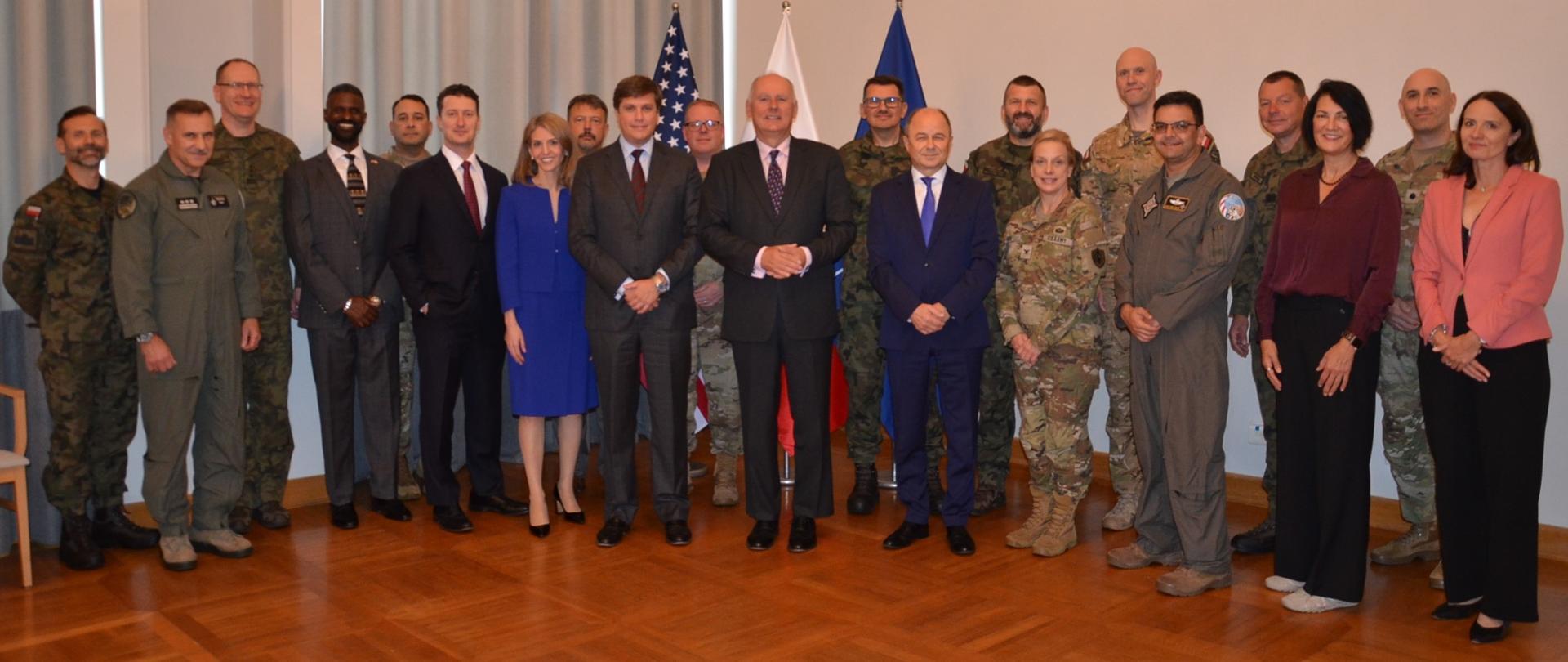 On September 10, 2026, the Secretary of State at the Ministry of National Defense, Mr. Paweł Zalewski, together with representatives from the General Staff of the Polish Armed Forces, the Support Inspectorate, the General Command, and the Cyber Defense Forces Command, met with the American delegation headed by Deputy Assistant Secretary of War Mr. William Cappelletti, appointed to lead talks for the Pentagon on strengthening the U.S. military presence in Poland. DASW Cappelletti and his team were accompanied by United States European Command (EUCOM) and representatives of the U.S. Embassy, Warsaw.