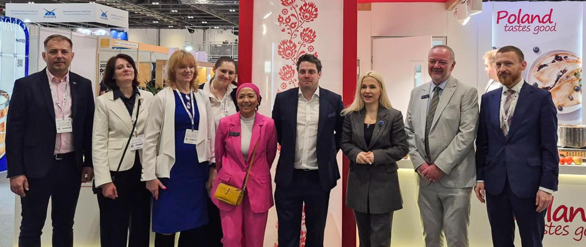 Secretary of State Małgorzata Gromadzka at the IFE fair in London - promotion of Polish food in the United Kingdom