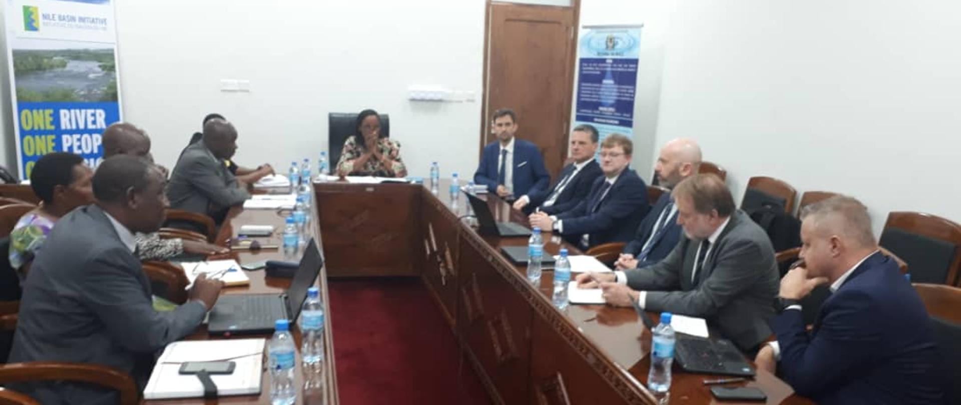 Spotkanie Amb. Buzalskiego i firm z Min. Wody K. Mkumbo